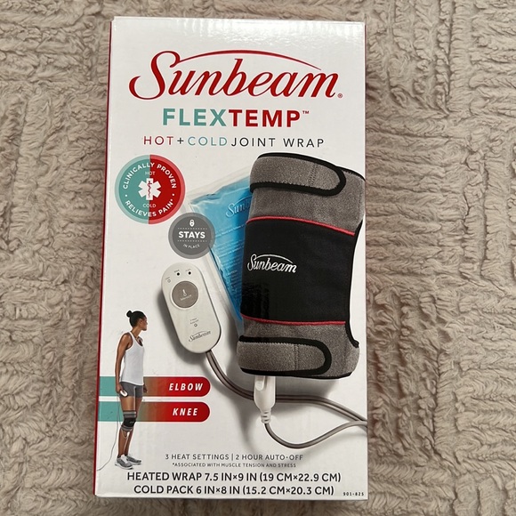 Sunbeam Heating Pad Wrap and cold pack for Joint Pain Relief, Auto Shut Off, New - Picture 2 of 16